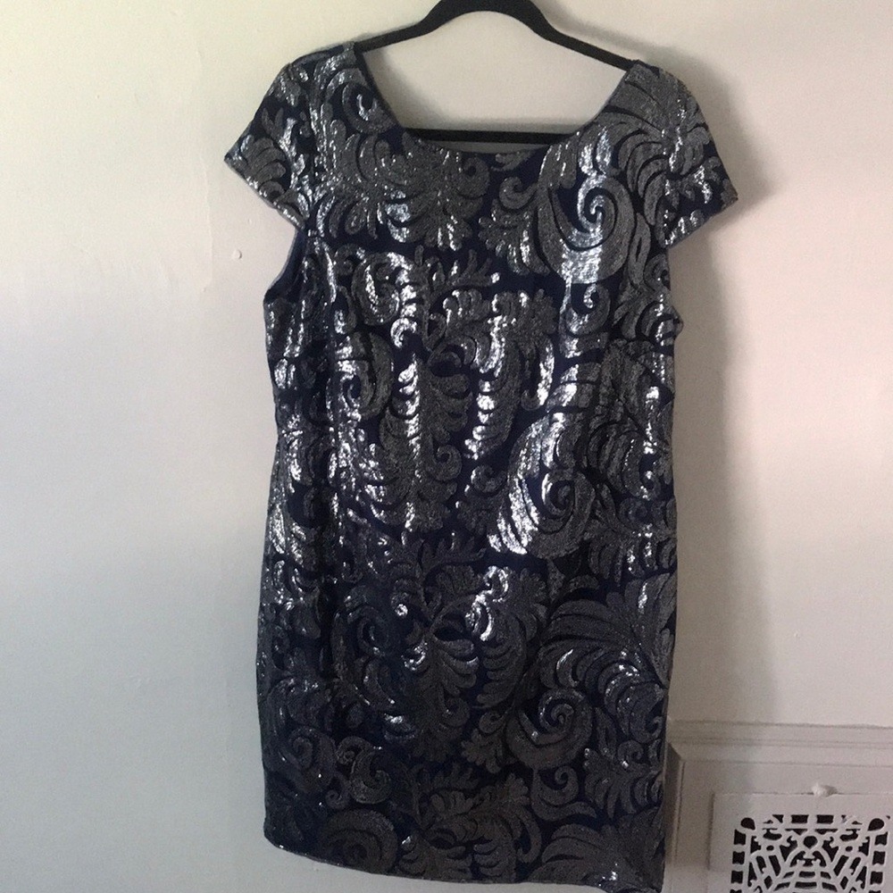 Adrianna Papell Sequined Dress